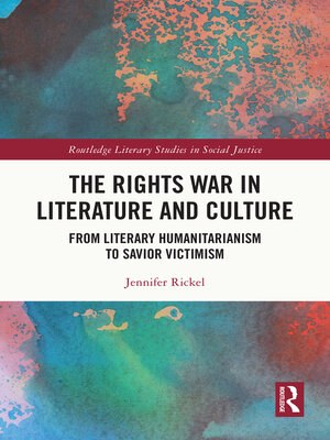 cover image of The Rights War in Literature and Culture